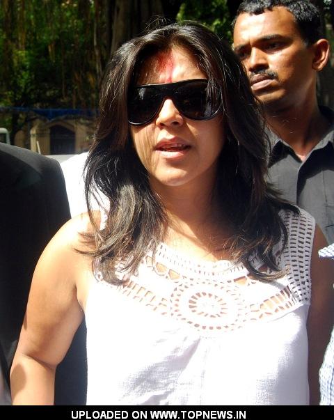 Ekta Kapoor at Civil Court, Churchgate for Haji Mastan's Case